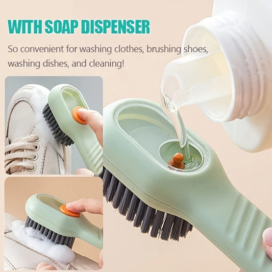 1pc Shoe Brush, Multi-functional Plus Fluid Shoe Brush, Household Soft Hair Laundry Brush, Special Non-destructive Shoe Brush For Washing Shoes, Shoe Brush Cleaning Brush, For Hotel/Commercial