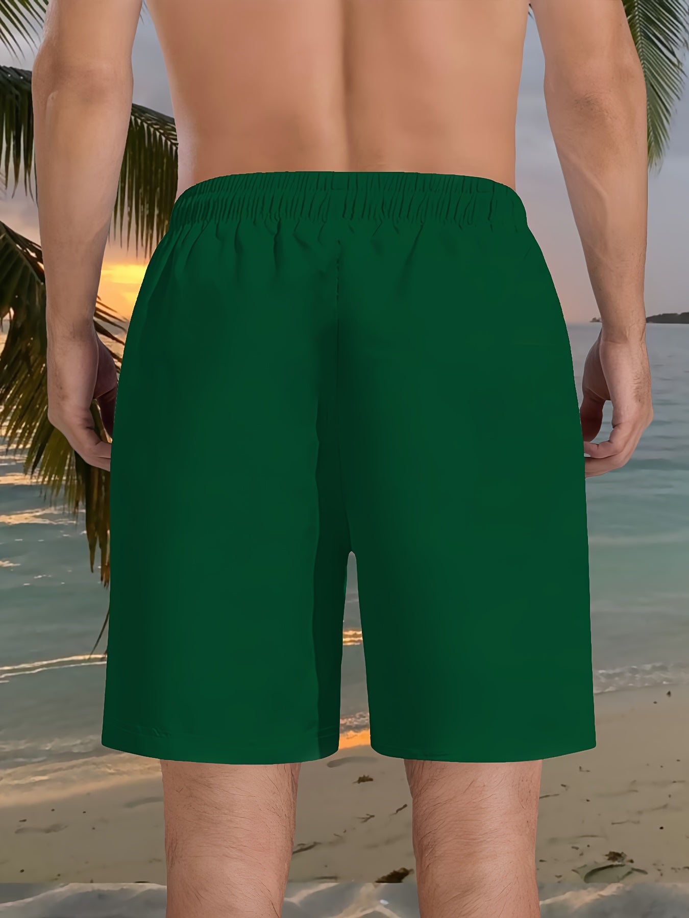 2025 New Men'S Fashion Print Beach Shorts, Brazilian Football Style Pattern 3D Print, - Casual Polyester Drawstring Waist, Lightweight and Comfortable for Summer, Casual Wear | Drawstring Shorts | Comfortable Fit Shorts for B