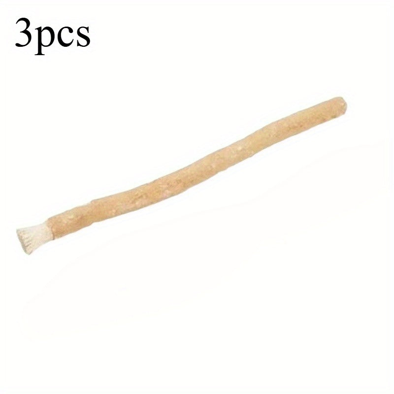 1/3pcs Premium natural toothbrush with premium stick - soft bristles, suitable for gentle oral care, multi-purpose dental and gum hygiene, unisex adults, premium toothbrush, traditional design