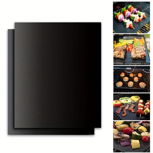 3pcs/5pcs/6pcs Oven Bottom Oven Mats, Reusable Oven Mats, for Electric Ovens, Gas Ovens, Toasters, Microwaves, Stovetops, Grills, Mostly for Outdoor BBQ, Home, RV, Travel