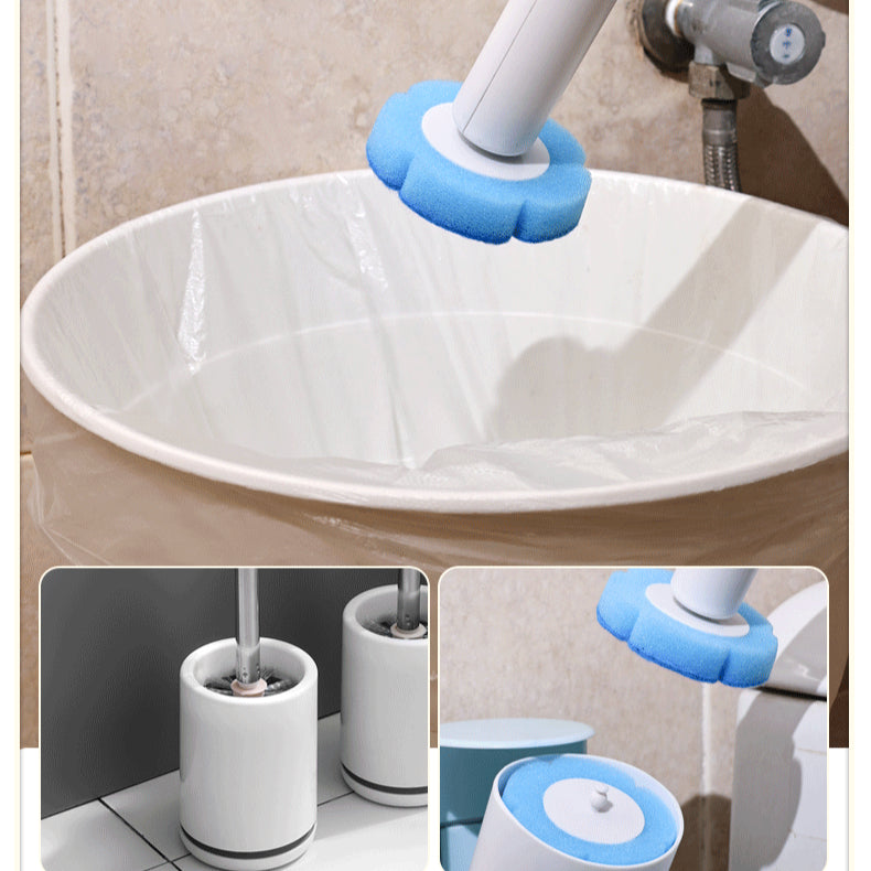 AJOOYC WC Brush Set - Including Toilet Brush - with Wall Mount And Interchangeable Brush Heads, Suitable for Household, Bathroom WC, Salons, Hotels, Bathroom Accessories, Home Decor, Summer Items, Toilet Brush