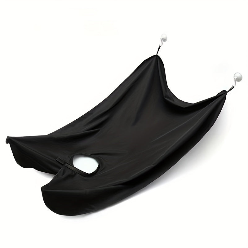1pc, Men's beard trimming apron with suction cup fixing device, can catch the beard when shaving, easy to clean up sweeping, let you take care of the beard more convenient