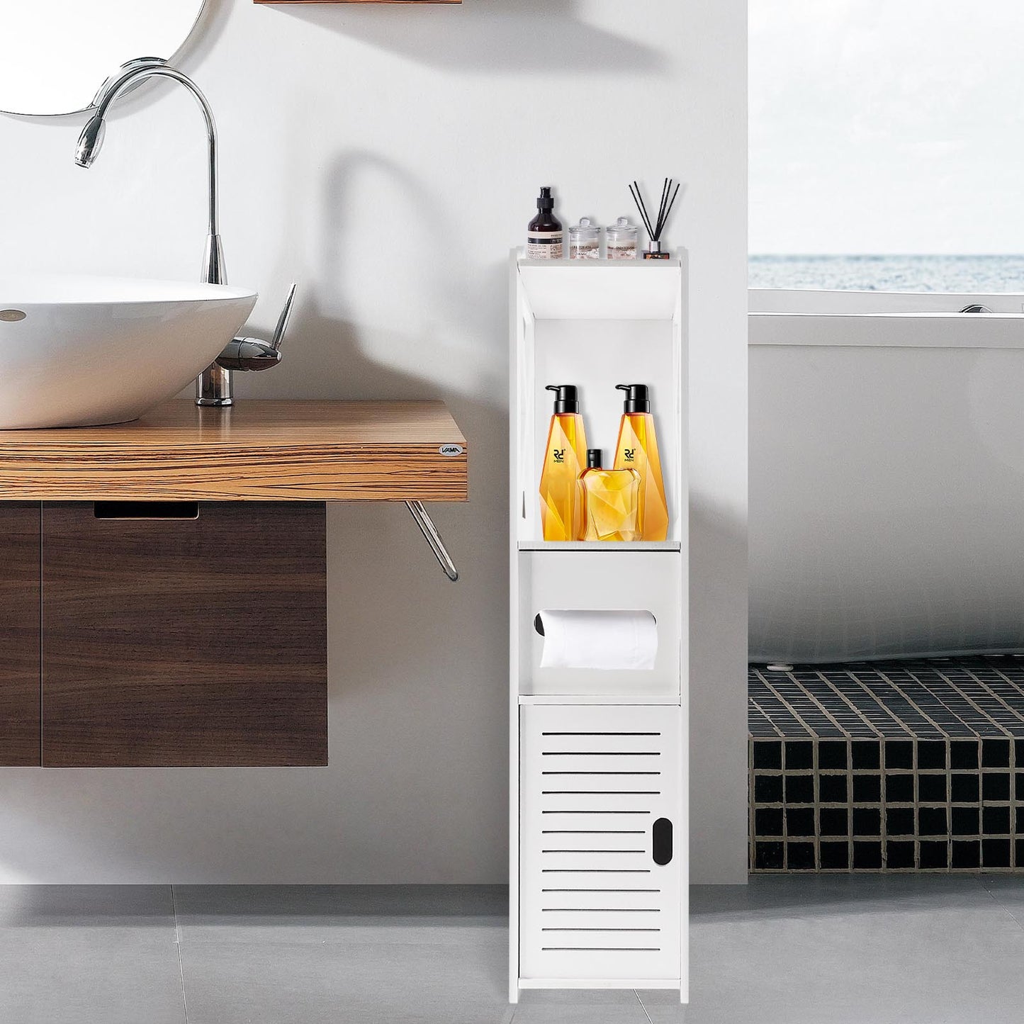 Bathroom Cabinet Bathroom Storage Cabinet Drawer Cabinet Freestanding Unit Shelf Kitchen Utensils Bathroom Cabinet Bathroom Furniture Bathroom Accessories Drawer Organizer Storage Box Tool Cabinet