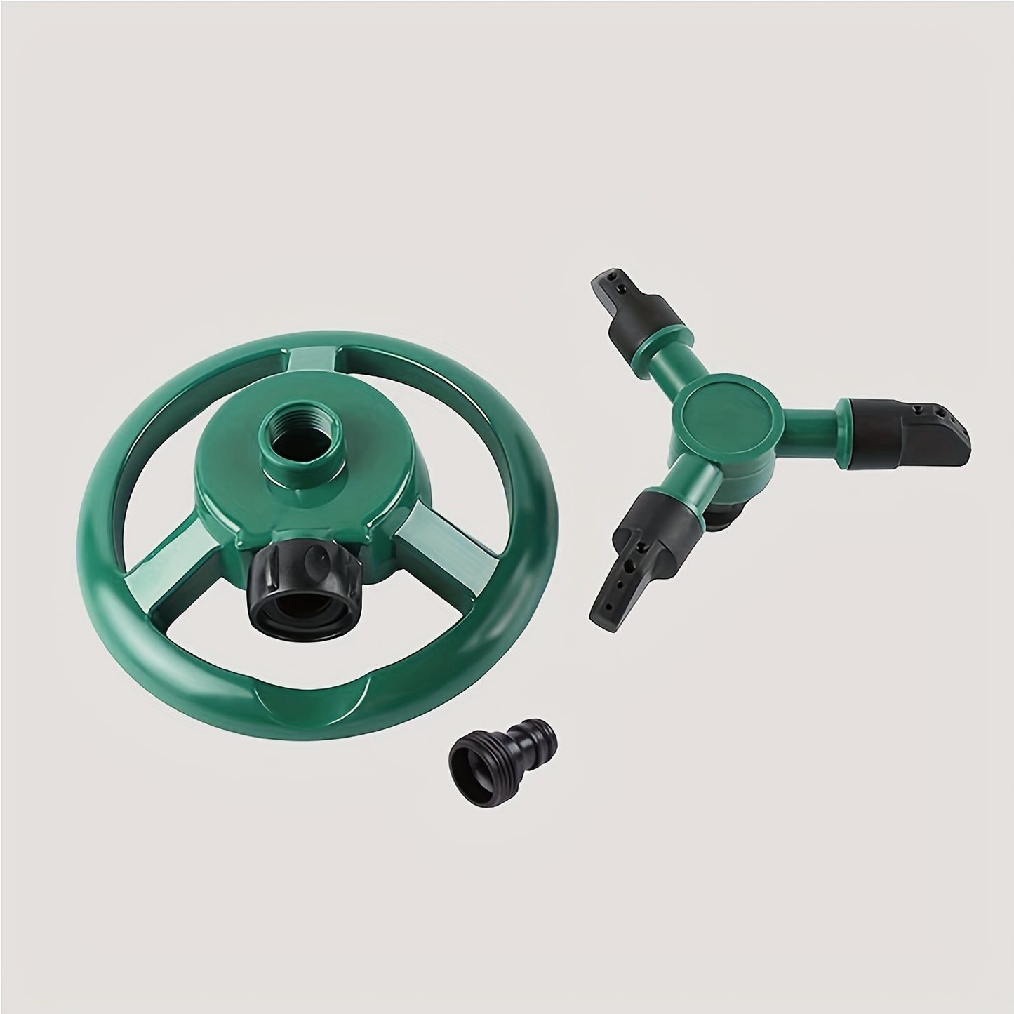 360-Degree Rotation Sprinkler Head, Manual Lawn Irrigation Sprinkler with Adjustable Spray Nozzles, Durable Plastic Garden Sprinkler for Efficient Plant Watering and Outdoor Landscaping