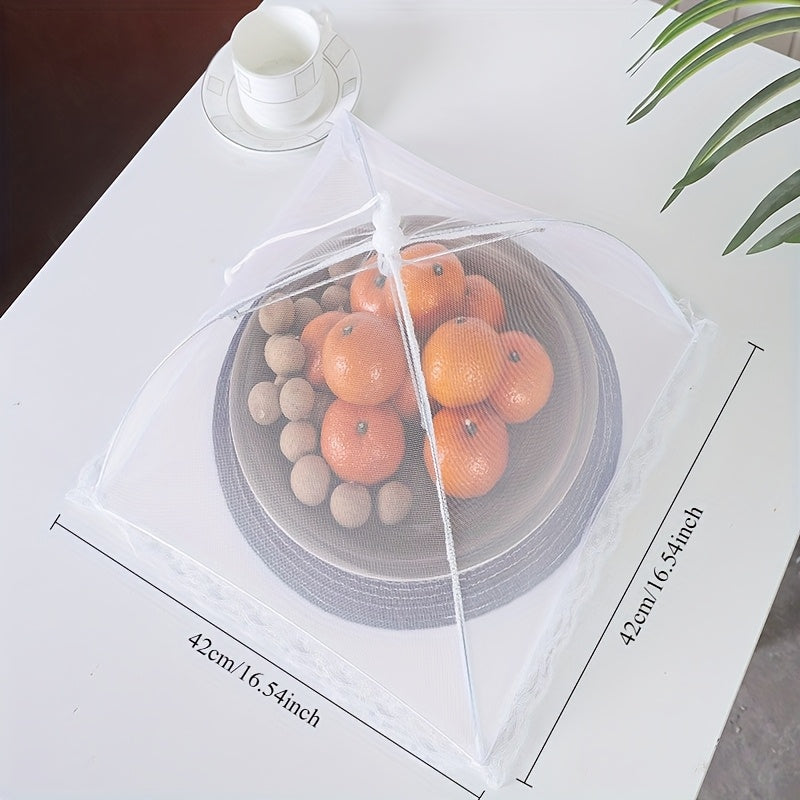 1pc Large Pop-Up Mesh Food Cover Tent - Portable, Foldable & Washable, Ideal for Outdoor Picnics, BBQs & Parties, Reusable Collapsible Screen Tent for Freshness and Convenience