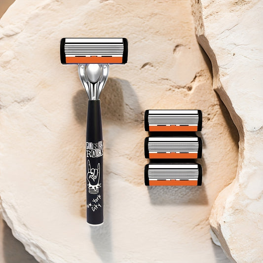 Premium Retro Manual Razor Set - Ultra-Sharp 6-Layer Blades