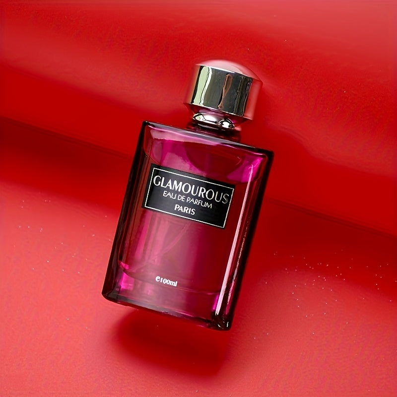 3. 38oz Glamorous Eau de Parfum - Fresh & Long-Lasting Floral & Citrus Scent, Formaldehyde-Free, Alcohol-Free, Ideal for Gifting, Perfect for Dates & Everyday Use, Ideal Easter Gift|Modern Aesthetic Bottle|Durable Scent, Frag