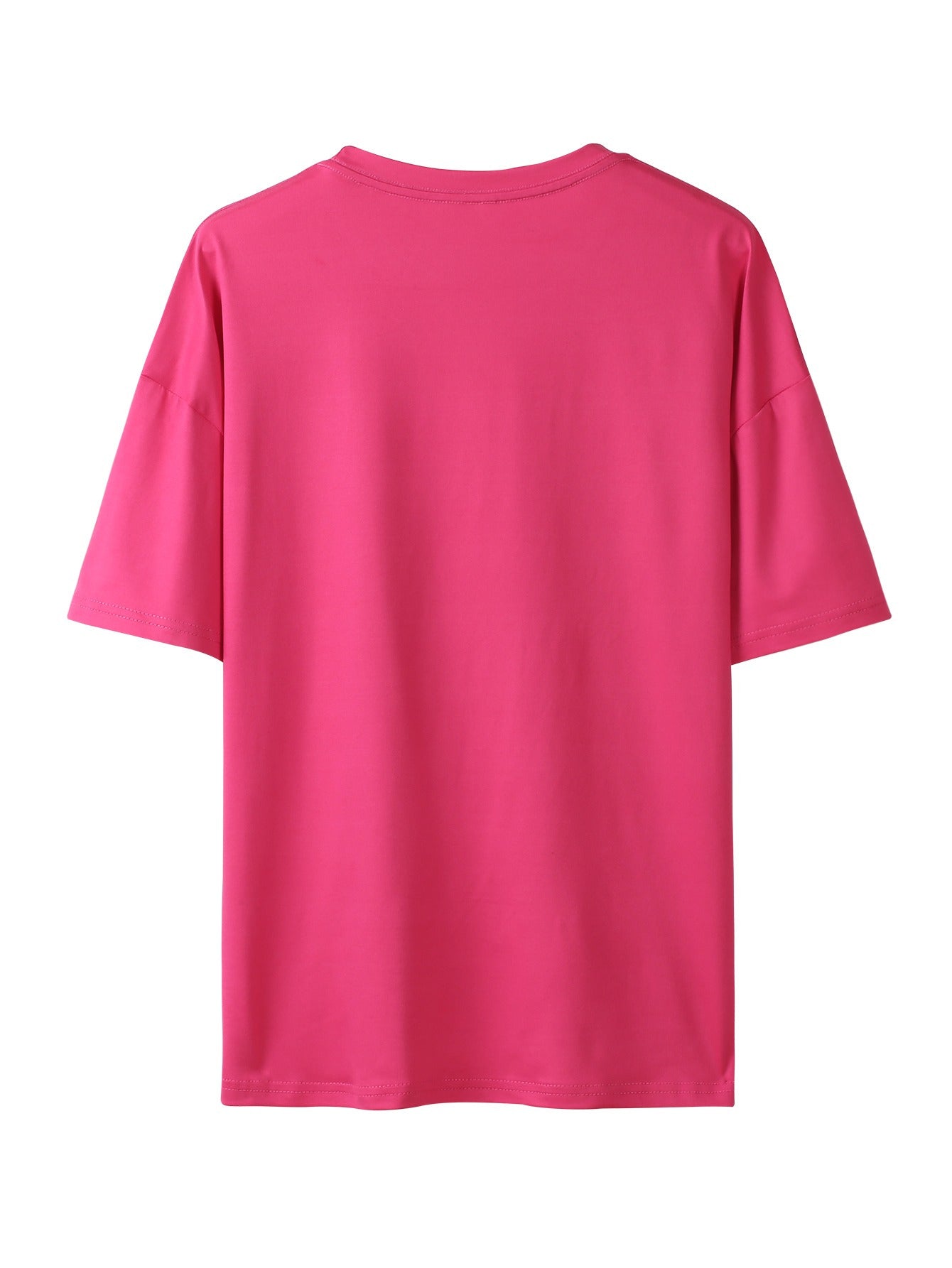 New fashionable casual creative pattern printed Women's fashion set, spring and summer new fashionable casual round neck T-shirt&sports shorts two-piece set