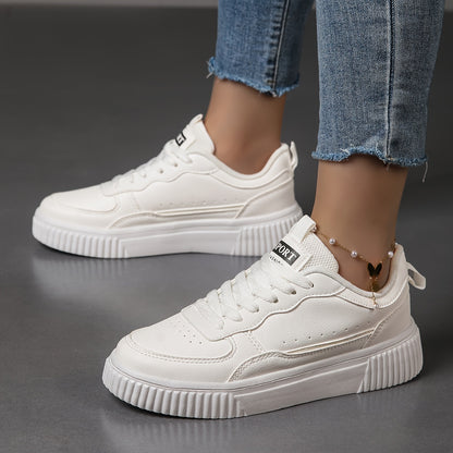 Women's High-Quality Casual Shoes, Lightweight Breathable Mesh with Synthetic Non-Slip Thick Sole Sneakers, Suitable for Work Running Travel. Elegant Footwear, Fashionable Shoe Style