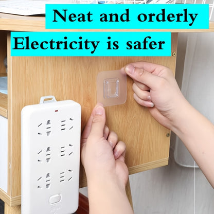 10 Pairs of Powerful Adhesive Hooks with No Trace