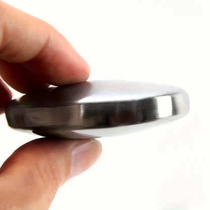 1pc Stainless Steel Oval Deodorant Soap, Odor Eliminator for Hand, Garlic, Fishy, Onion Smells, Kitchen Gadget - Essential Home Tool Without Detergent, Hand Deodorizing Soap|Smooth Texture Soap|Durable Kitchen Tool