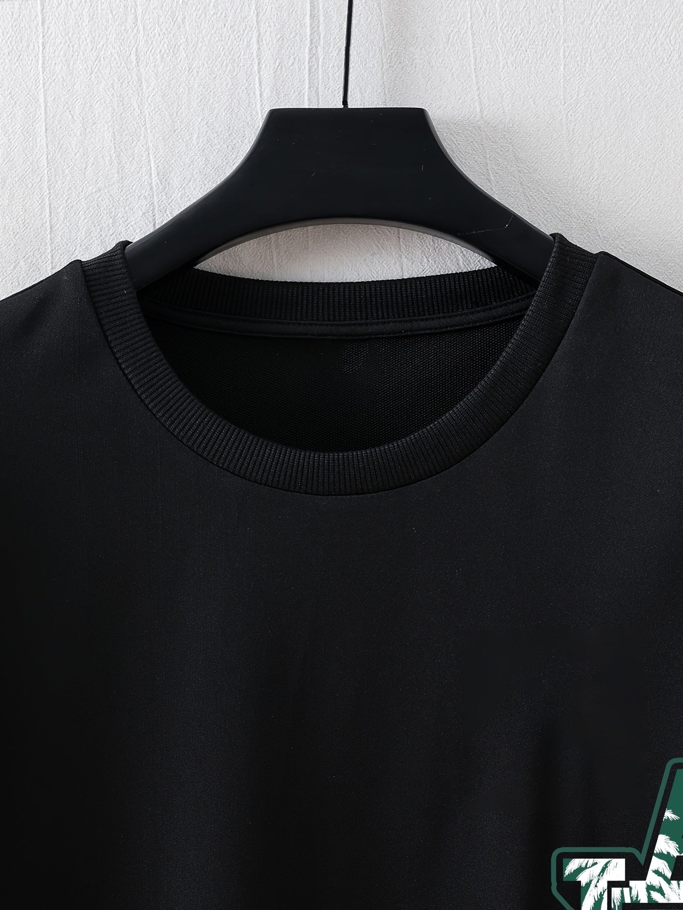 Men'S Casual Y2K LA Graphic T-Shirt - Bold Oversized "LA" Letter Print, Comfortable & Breathable with Slight Stretch, Perfect for Home & Outdoor Activities, Spring/Summer Fashion, Machine Washable, Loose Fit Short Sleeve Crew