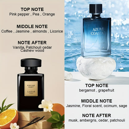 5 Bottles, Men's Perfume Set, Classic Musk, Patchouli, Vanilla, Coffee, Long-lasting Fragrance, Men's Eau De Toilette, Men's Cologne, Suitable for Multiple Occasions, Individually Packaged, Portable And Practical, Holiday Gif