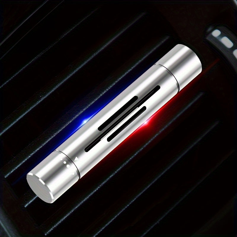 Car Air Freshener Set; Aromatic Stick Air Freshener Diffuser, (Includes 1 Diffuser And 5 Solid Mixed Fragrance Sticks).