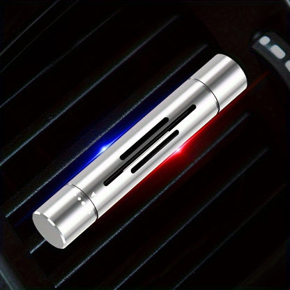 Car Air Freshener Set; Aromatic Stick Air Freshener Diffuser, (Includes 1 Diffuser And 5 Solid Mixed Fragrance Sticks).