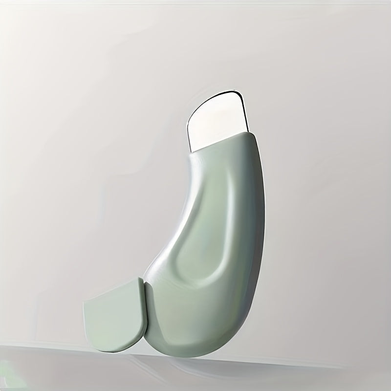 Ergonomic Blackhead Removal Tool – Gentle Facial Pore Cleanser for and Blackheads, Non-Electric Skincare Spatula with Textured Surface, Light Green Handle for Easy Grip, Pore Cleaning Accessory