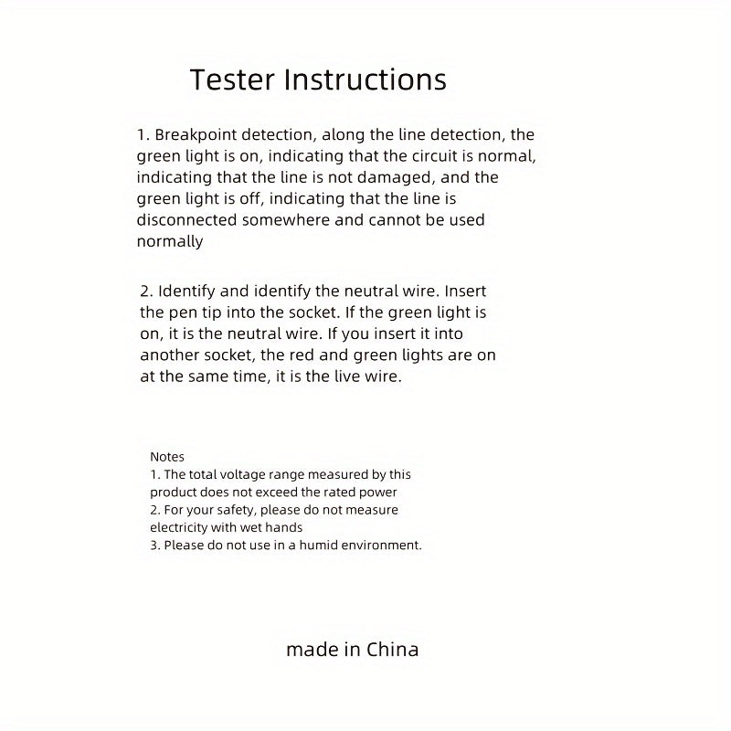 Set of 2 Smart Touch Voltage Testers Featuring Dual Heads And LED Lights - Ideal for Electrical Checks And Fault Location