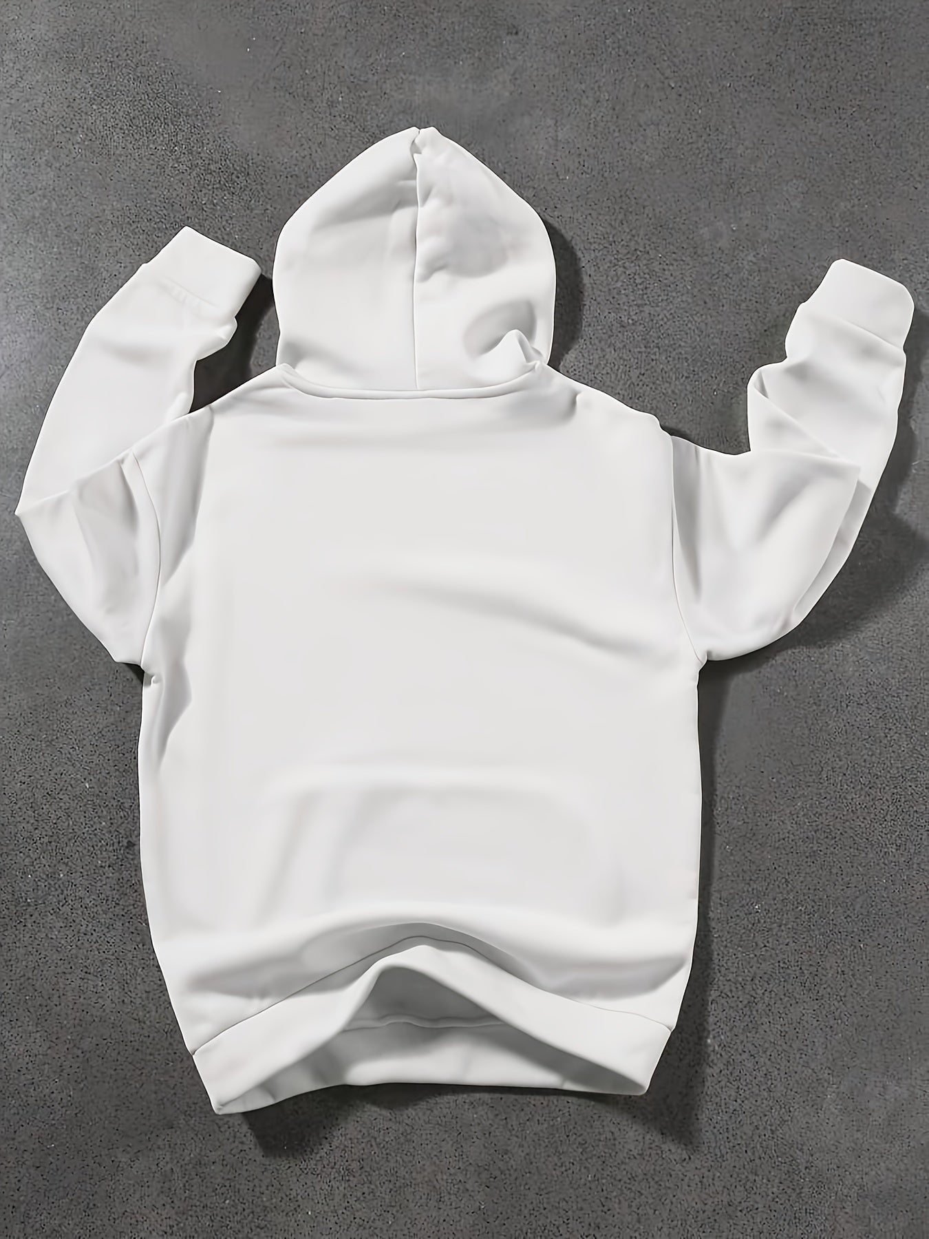 Men's Casual Hoodie with Letter Print - Cozy Pullover Sweatshirt with Kangaroo Pocket, Perfect for Fall & Winter Streetwear, Sweater Hoodie