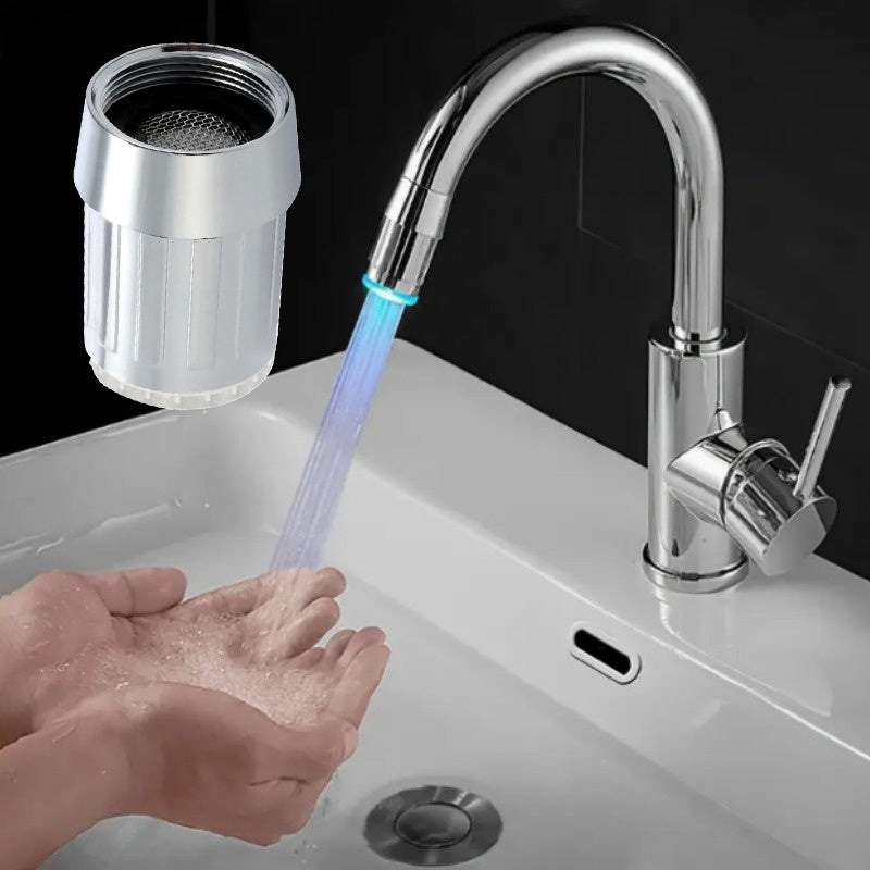 1/2 Faucet Accessory, Bubble Maker for Bathroom and Kitchen Decor, Energy-Efficient Lighting, Battery-Free, Bathroom & Kitchen Essentials