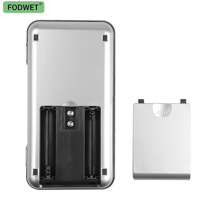 FODWET Digital Kitchen Scale Pocket Scale, Digital Gram Jewelry Ounce/Metered Jewelry Scale, Mobile Phone Scale with Backlight LCD, Food Weighing Scale, 200g 0.01g Precision, Travel Mini Weighing Scale 2*AAA Batteries Not Inc