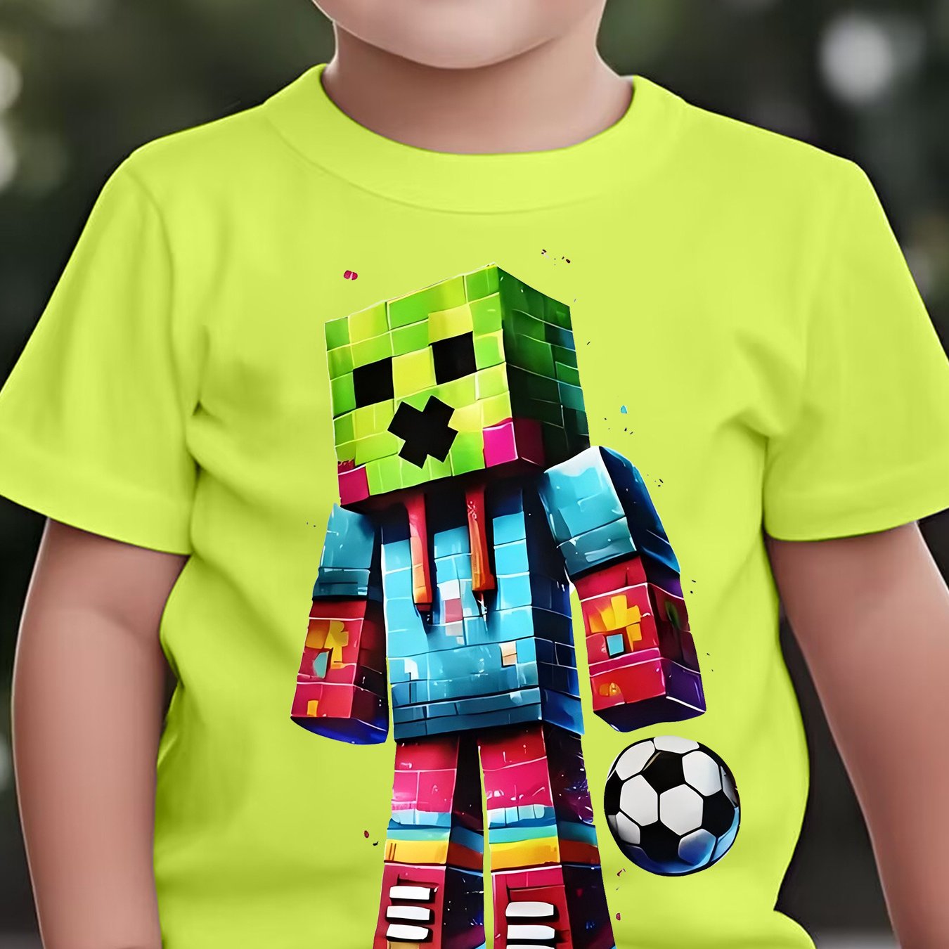 Children's Cartoon Fun Graphic T-Shirt Summer Boys' Novel Cool Casual Holiday Trendy Round Neck Short Sleeve Shirt Clothing