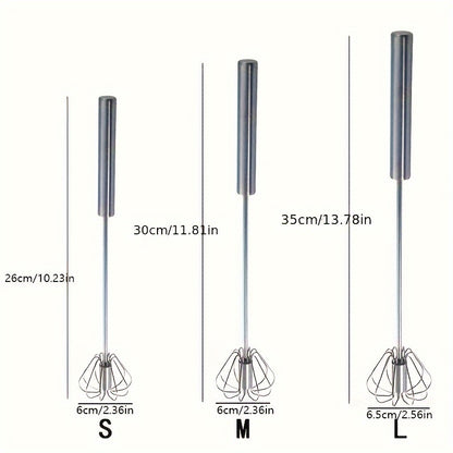 1pc Multifunctional Stainless Steel Whisk & Milk Frother