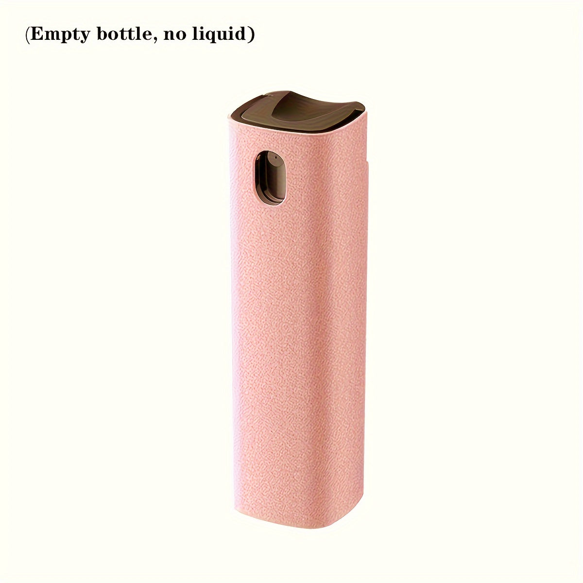 2in 1 Ultrafine Fiber Spray Bottle with Spray Nozzle & Cleaning Cloth - Durable Gray Design for Phone, Computer, Glasses, and More - Perfect for Home, Dorm, or School Use (Empty Bottle Only)