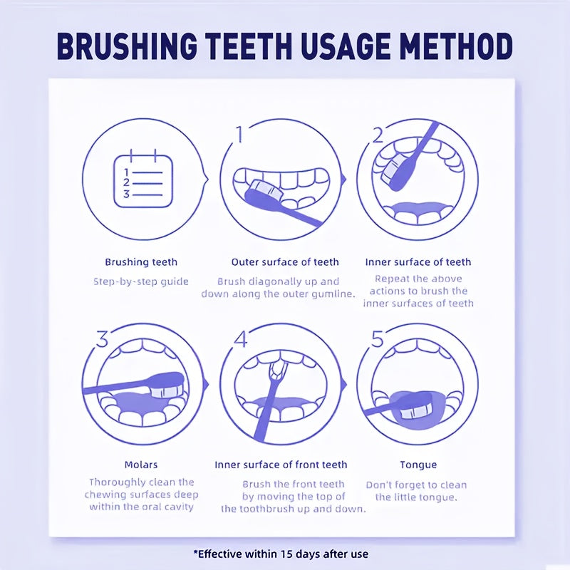 9D Purple Toothpaste, 100g/3.52oz - Deep Clean & Fresh Breath with Natural Pearl Essence for Dental Care, Refreshing Breath, Portable Travel-Friendly Formula, for Men & Women, suitable for daily use and travel