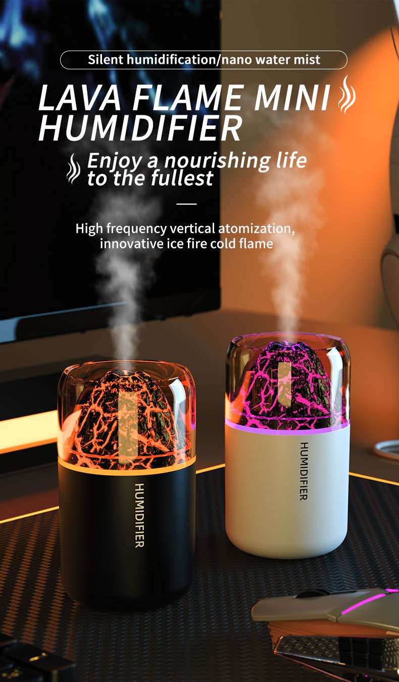 USB-Powered Mini Aroma Diffuser, Compact Humidifier with Fragrance Dispenser