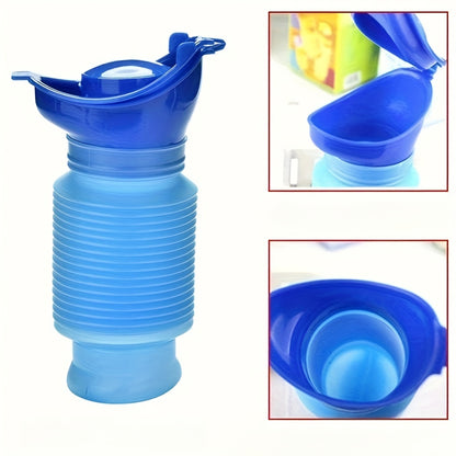 Portable Folding Urinal for Men, Women, and Children - Leakproof, Easy to Carry, Ideal for Camping, Long Drives, Outdoor Events - Durable ABS Material, Compact Storage Bag Design