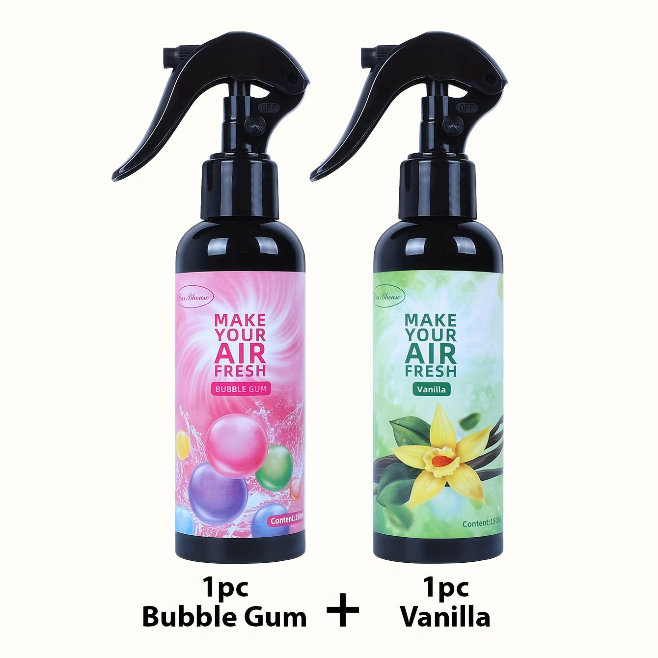 Multi-flavor combination fragrance spray, home and car air freshener spray, can eliminate odors in cars, homes, offices, bedrooms, bathrooms, toilets, and kitchens, create a romantic atmosphere, Valentine's Day, women, birthd