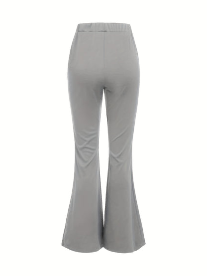 Disney Stitch Girls' Flare Pants - Official Stitch Character Design with Bell Bottoms, Grey with Pink Accents, Machine Washable Birthday Outfit for Disney Fans (Kids Girls) - Perfect Gift for Stitch Lovers, Everyday Kids Clot