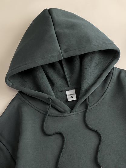 Men's & Women's Hoodie - Royal Blue Sweatshirt with Drawstring Hood, Front Kangaroo Pocket - All-Season Casual Pullover for Everyday & Formal Outfits - Machine Washable Hooded Sweatshirt, Sweater Hoodie, Versatile Outfit Piec
