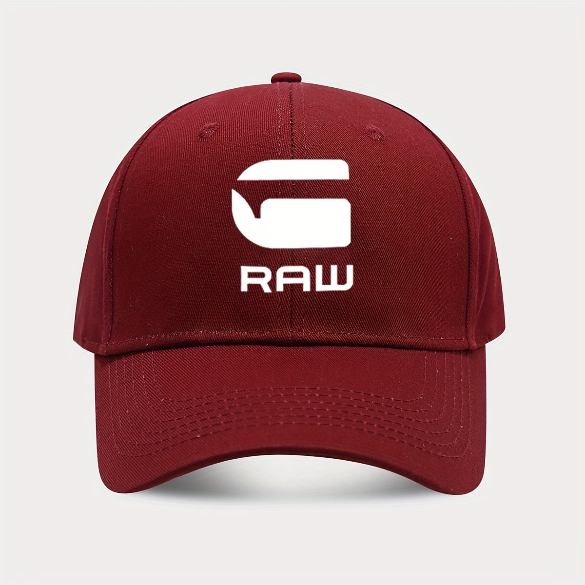 ATHACER "RAW" Printed Baseball Cap - Stylish Black Polyester Hat for Men & Women, Lightweight & Durable, Perfect for Shopping, Gifting, Birthdays, Outdoor Activities, Travel, Gatherings, Parties, All-Season Wear, Party Access