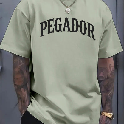 Men's Loose Fit Heavyweight Cotton T-Shirt - Thick Streetwear Tee for Everyday Casual Wear, All-Season Comfort Fit, Machine Washable Crewneck Shirt - Available in Dark Green & More Colors, Summer Wardrobe Essential, Urban Fas