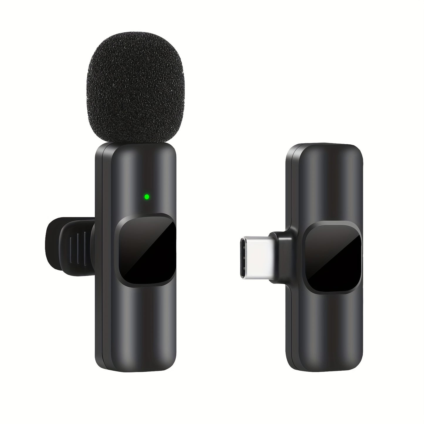 Feng Yang Wireless Lavalier Microphone, Plug and Play, Type C Phone Compatible
