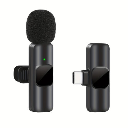 Feng Yang Wireless Lavalier Microphone, Plug and Play, Type C Phone Compatible