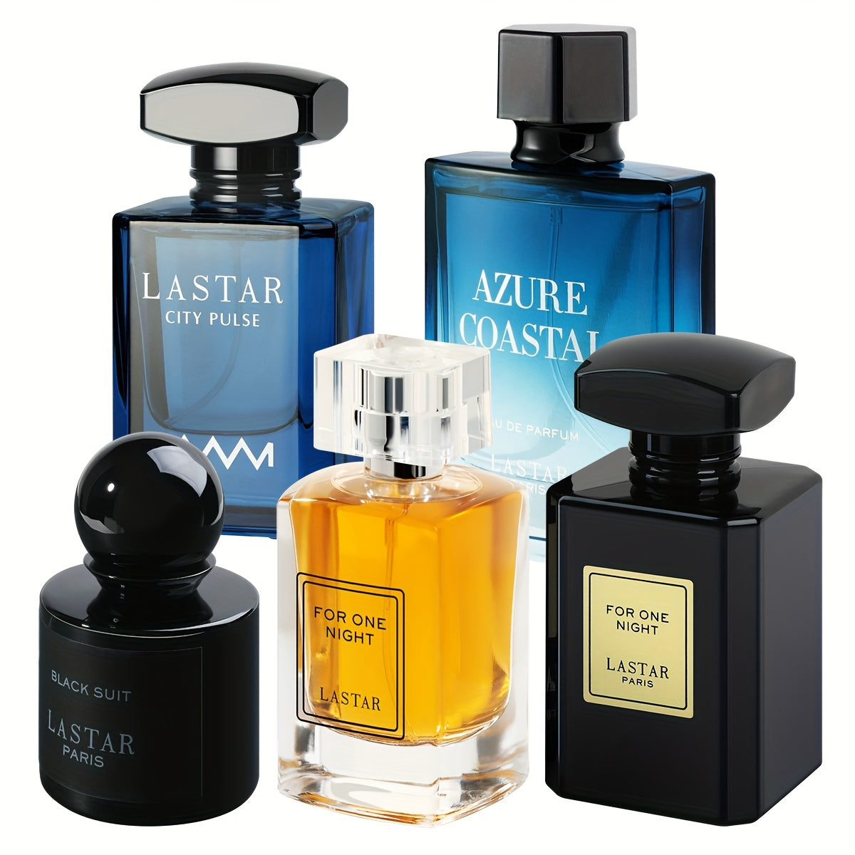 5 Bottles, Men's Perfume Set, Classic Musk, Patchouli, Vanilla, Coffee, Long-lasting Fragrance, Men's Eau De Toilette, Men's Cologne, Suitable for Multiple Occasions, Individually Packaged, Portable And Practical, Holiday Gif