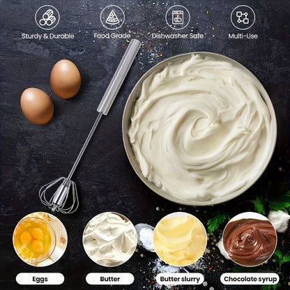 1pc Stainless Steel Multi-functional Whisk and Foam Maker