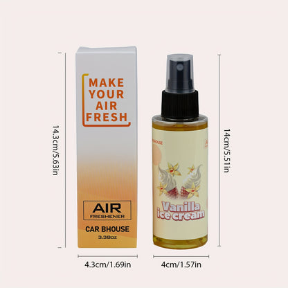 100ml/3.38oz 10 Fragrance Scents Air Freshener Spray, Strong Scent, Long-Lasting Aroma, Keeps the Air Fresh for Home/Living Room/Bathroom/Closet/Shoe Cabinet/Pantry/Pet Area/Car/Office/Hotel/Wedding/Mother's Day/Girlfriend Gi