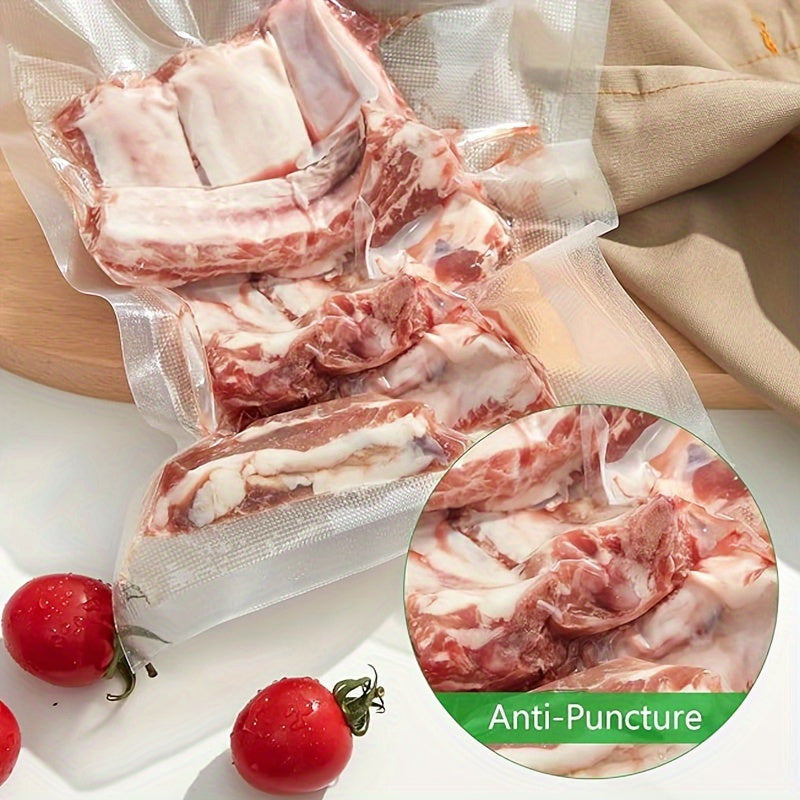 Heavy-Duty Vacuum Sealer Bags for Preserving Food, Suitable for Vacuum Packaging, Bpa-Free, Puncture-Resistant, And of Commercial Quality.