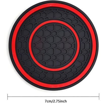 83.82 cm 1pc premium silicone central control pad - anti slip, dustproof, high-quality rubber, red and black matching design - perfect for protecting your car interior