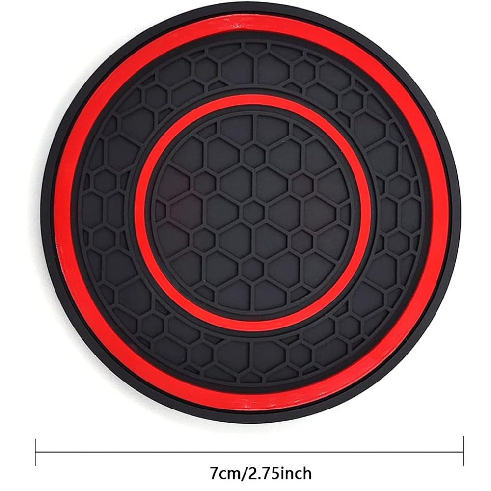 83.82 cm 1pc premium silicone central control pad - anti slip, dustproof, high-quality rubber, red and black matching design - perfect for protecting your car interior