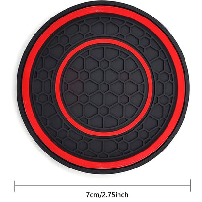 83.82 cm 1pc premium silicone central control pad - anti slip, dustproof, high-quality rubber, red and black matching design - perfect for protecting your car interior
