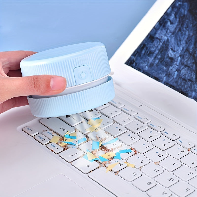1pc Desk Vacuum, Mini Cute Desktop Vacuum Cleaner, Desk Vacuum Cleaner Mini, Desktop Vacuum Cleaner, Mini Table Dust Sweeper Energy Saving, Design For Keyboard/Home/School/Office
