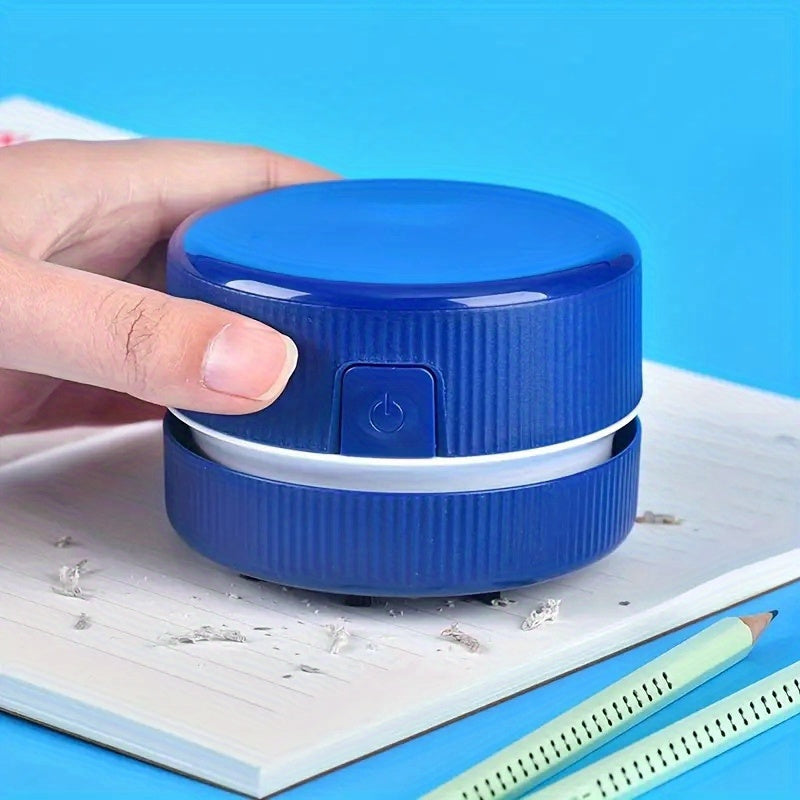 1pc Desk Vacuum, Mini Cute Desktop Vacuum Cleaner, Desk Vacuum Cleaner Mini, Desktop Vacuum Cleaner, Mini Table Dust Sweeper Energy Saving, Design For Keyboard/Home/School/Office