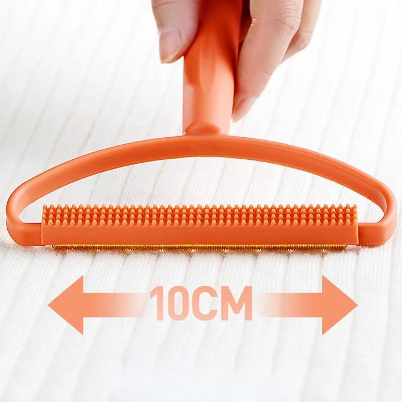 Dual-Purpose Hair Scraper And Lint Remover, Pet Hair Cleaning Brush for Interior Decoration, Double-Sided Fabric Shaver with Ergonomic Handle RV Cleaners, RV Cleaning Tool