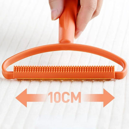 Dual-Purpose Hair Scraper And Lint Remover, Pet Hair Cleaning Brush for Interior Decoration, Double-Sided Fabric Shaver with Ergonomic Handle RV Cleaners, RV Cleaning Tool