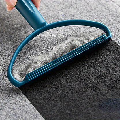 Dual-Purpose Hair Scraper And Lint Remover, Pet Hair Cleaning Brush for Interior Decoration, Double-Sided Fabric Shaver with Ergonomic Handle RV Cleaners, RV Cleaning Tool