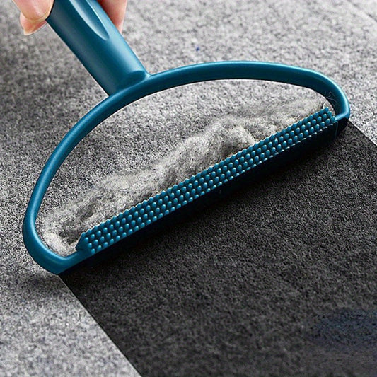 Dual-Purpose Hair Scraper And Lint Remover, Pet Hair Cleaning Brush for Interior Decoration, Double-Sided Fabric Shaver with Ergonomic Handle RV Cleaners, RV Cleaning Tool